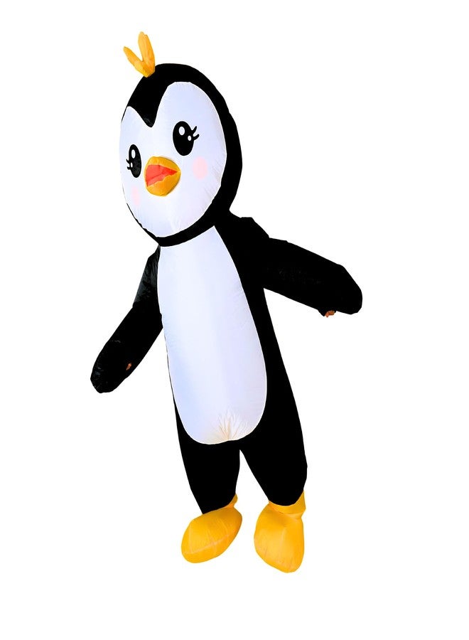 PTS Inflatable Costume Kid, Blow Up Penguin Costume for Halloween Inflatables Cosplay Party - Image 3